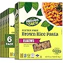 Heaven & Earth Brown Rice Pasta, Gluten Free Elbow Pasta, 12oz (6 Pack) | Whole Grain | Gluten Free Pasta | Amazing Texure - Tastes Like Regular Pasta