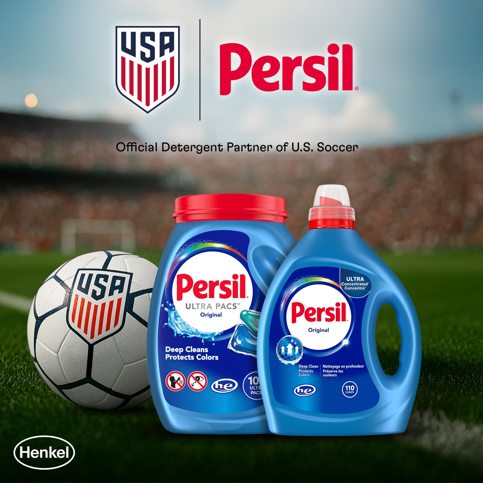 Persil Ultra Pacs Activewear Clean Laundry Detergent, 32 Count, No Mess, Single-Dose Laundry Soap, Helps Fight Stains & Odor, All Machine Types