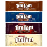 Tim Tam Sampler - Original, Double Coat, Dark, White - Chocolate Cream Filling, Imported from Australia (4 Pack) Deliciousness!