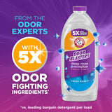 ARM & HAMMER Odor Blasters Deep Rinse and Revitalize Fabric Rinse, Laundry Additive, Eliminates Sweat and Musty Odors, Fresh Burst Scent, 50 fl oz