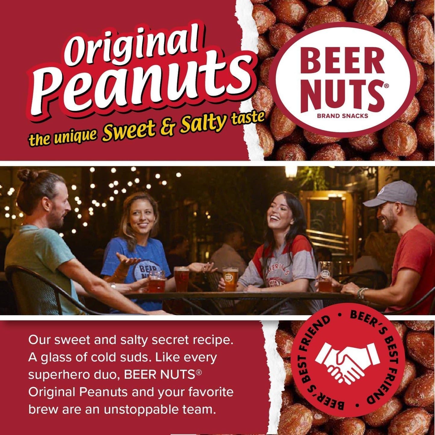 Beer Nuts Sweet and Salty Pecans, Unique Beer Nuts Flavor, Protein, Pralines, and Pie, Perfect for Holidays, Making Quality American Made Snacks Since