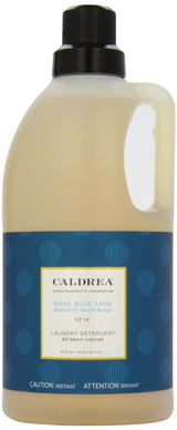 Caldrea Laundry Detergent, Basil Blue Sage, 64 oz
