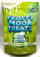 Freeze Dried Candy, Key Lime, Salt Water Taffy, Key Lime Taffy, Large 3oz Bag