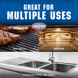 Kingsford Heavy Duty Foaming Grill Cleaner Spray, BBQ Degreaser for Charcoal & Gas Grills, Cuts Grease, Burnt-On Food & Grime, Easy Spray-On Foam
