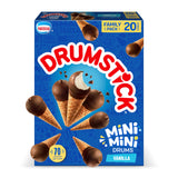 Drumstick Mini Drums Vanilla Sundae Cones, 20 Count