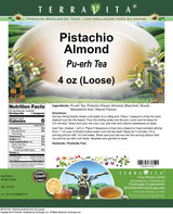 Pistachio Almond Pu-erh Tea (Loose) (4 oz, ZIN: 541743)