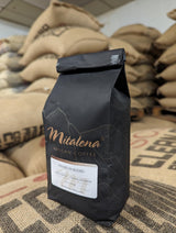 Mitalena Artisan Coffee: Golden Pecan Low Acid Coffee Pods - Medium Roast, Organic, Vanilla Pecan Flavored - 72 Brew Cups