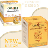 Cha4Tea 36-Count Pure Chamomile Herbal Tea Pods Compatible with Keurig Brewers - Bedtime/Sleep-Well/Nightly Calm/Relaxing Tea