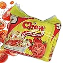 Chow - Instant 2 Minute Noodles - Tomato Flavor with Seasonings (2 x 5 Packs / 80g) To boost the goodness in your bowl, Delicious Meal in Just 2