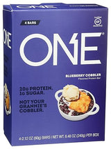 One Protein Bar, Blueberry Cobbler, 20g Protein, Gluten Free, 8.48 Ounce (Pack of 6)