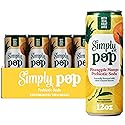 Simply POP Prebiotic Soda Pineapple Mango Cans, 12 fl oz, 12 Pack