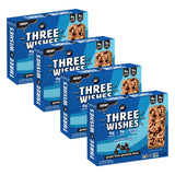 Three Wishes Chewy Granola Bars, Chocolate Chip (4-Pack) - Gluten & Grain-Free Soft Snack Food Bar with 6g Protein, 3g Sugar - Healthy Breakfast