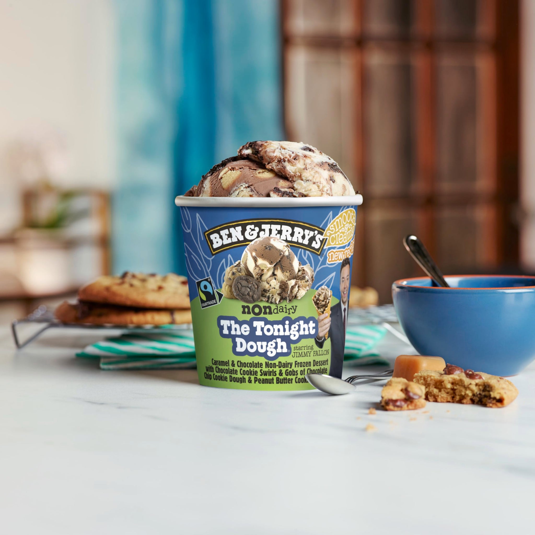 Ben & Jerry's, Frozen, Ice Cream Non Dairy Tonight Dough, 16 Ounce