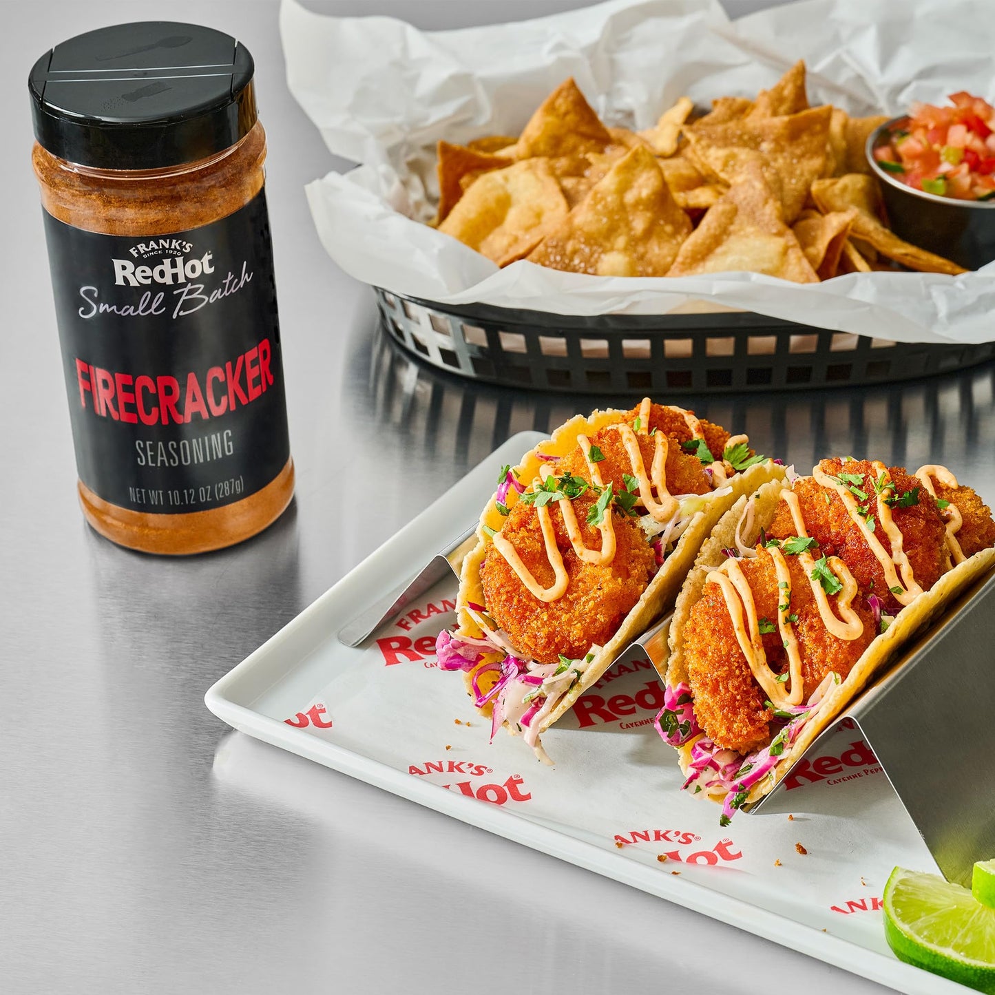 Frank’s RedHot Seasoning, Firecracker, Small Batch, Made for Chefs, Sweet & Savory Flavor for Wings, Pizza, Grilled Meat, Veggies, and More, 10.12 oz