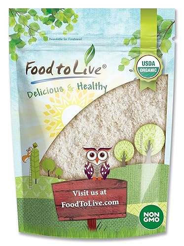 Food to Live Organic Whole Wheat Pastry Flour, 12 Ounces - Non-GMO, Finely Ground, Unbleached, Unbromated, Vegan, Kosher, All Natural, No