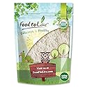 Food to Live Organic Whole Wheat Pastry Flour, 12 Ounces - Non-GMO, Finely Ground, Unbleached, Unbromated, Vegan, Kosher, All Natural, No