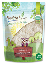 Food to Live Organic Whole Wheat Pastry Flour, 12 Ounces - Non-GMO, Finely Ground, Unbleached, Unbromated, Vegan, Kosher, All Natural, No