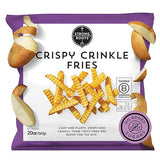 Strong Roots Crispy Crinkle Fries, 20 oz., Vegan & Gluten Free Frozen Fries, Low in Sugar, Salt & Saturated Fat, No Trans Fat