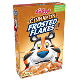 Frosted Flakes Breakfast Cereal, Frosted Flakes, Cinnamon, Fat-Free, 13.5 oz Box(Pack of 8)