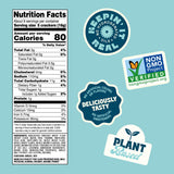 Back to Nature Stoneground Wheat Crackers, Non-GMO, Plant-Based Snack Cracker, Made with Whole Grains & Flax Seed, Snack Happy, 5oz Box