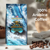 Warpath Coffee Ground Coffee Dark Roast, Mariner's Blend, High Caffeine, Extra Strong Roasted 100% Arabica Coffee Ground Beans, Rich Aroma