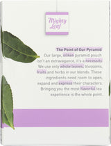 Mighty Leaf Whole Leaf Organic Breakfast Tea, 15 Tea Bags Individual Pyramid-Style Tea Sachets of Organic Caffeinated Black, Delicious Hot or Iced
