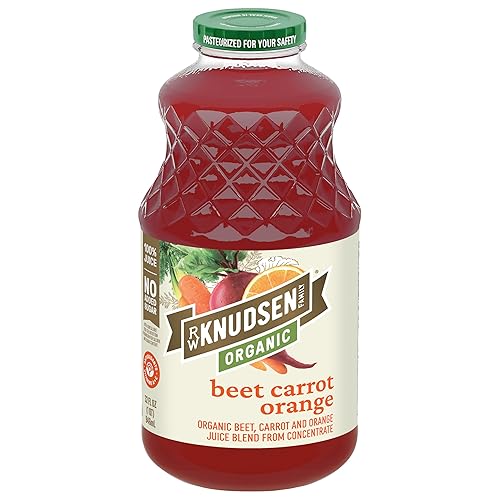 R.W. Knudsen Family Organic Beet Carrot Orange Juice Blend, 32 Ounces