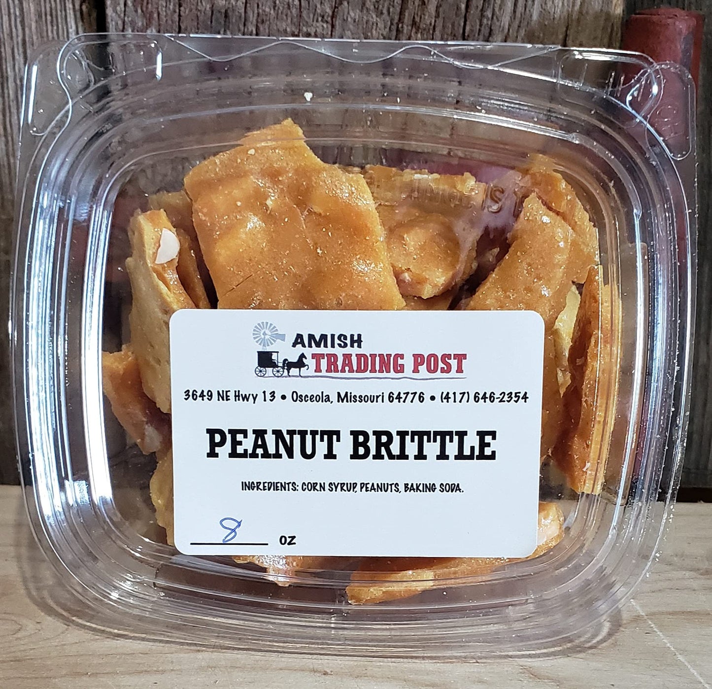 PEANUT BRITTLE 8oz.