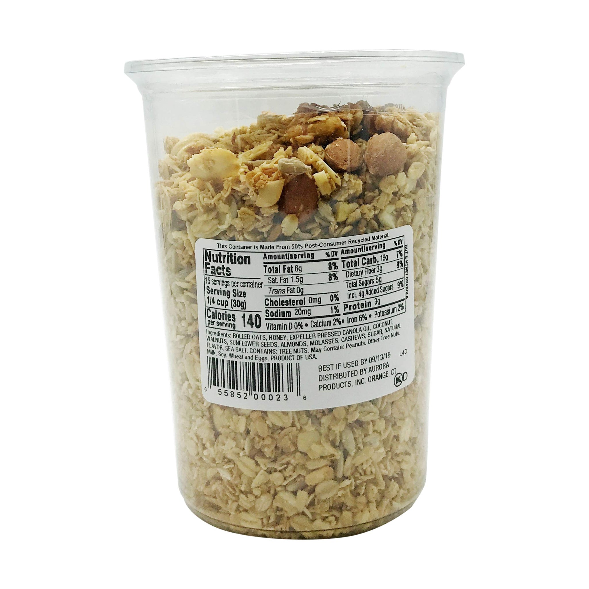 Aurora Products Honey & Nut Granola, 15.5 oz