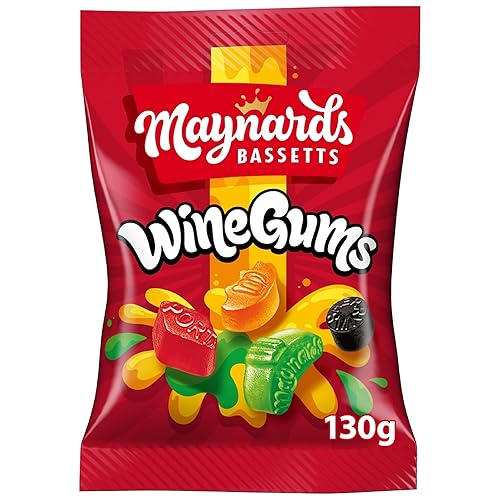 Maynards Wine Gums Bag 130g (Pack of 6)