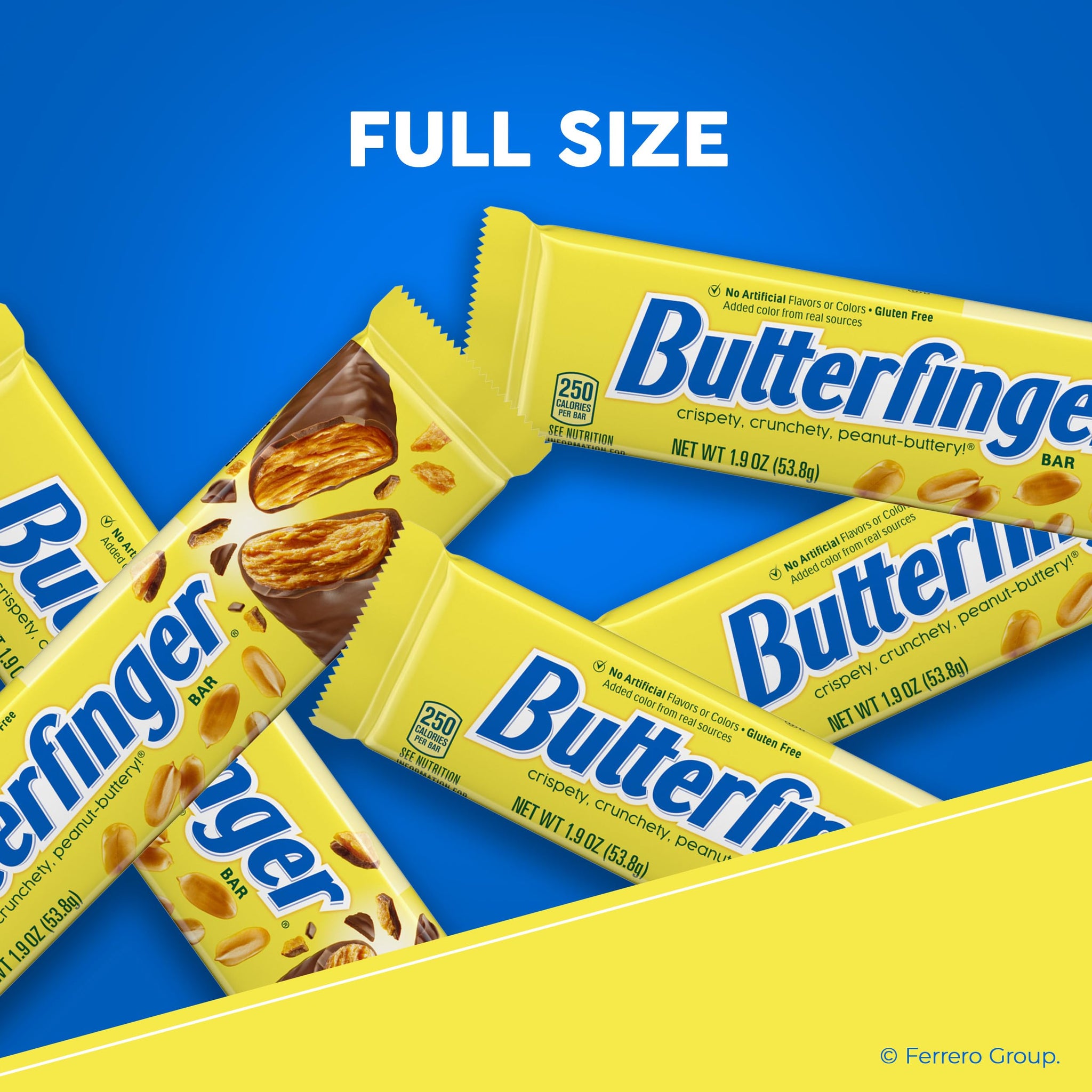 Butterfinger Chocolate Single Candy Bars, 1.9 Ounce