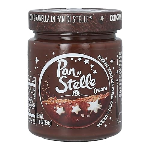 Mulino Bianco Pan Di Stelle Cookies Pack of 2 Glass Bottle
