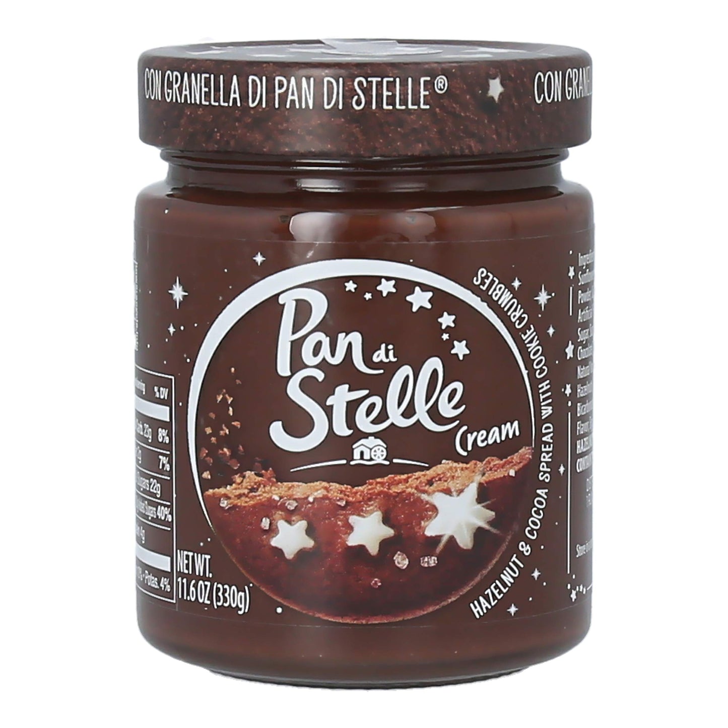 Mulino Bianco Pan Di Stelle Cookies Pack of 2 Glass Bottle