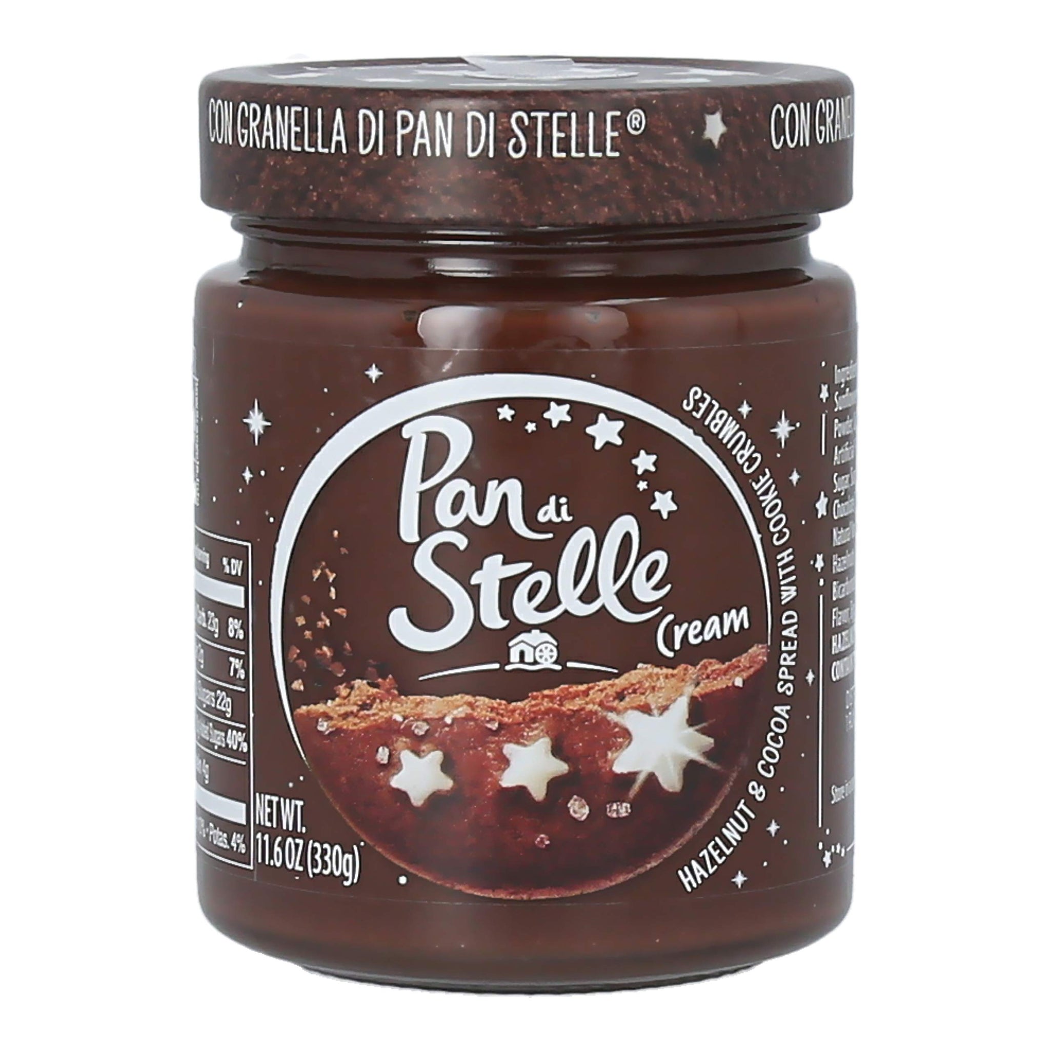 Mulino Bianco Pan Di Stelle Cookies Pack of 2 Glass Bottle