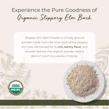 Starwest Botanicals Organic Slippery Elm Bark Powder - Traditional Herb for Tea & Recipes, Enjoy with Milk & Sweetener, Certified Kosher, Non-GMO - 4