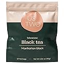 Taiwanese Black Tea (Manhattan Black) 12 Tea Sachets (1 tea sachet = 3 servings) High in Caffeine with a Seductive Honey Taste - Us Two Tea
