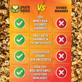 Pure Bliss Organic Grain Free Granola (Carrot Cake) Paleo Friendly, Gluten Free, Vegan, Best-Tasting, Non-GMO, Low Carb Snack, All Real Super Food