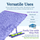 Pure-Sky Magic Deep Clean Cleaning Cloth - JUST ADD Water No Detergents Needed - Multipurpose Ultra Microfiber Cloth - Stick-Attachable for Mop, or as
