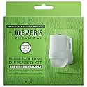 MRS. MEYER'S CLEAN DAY Premium Scented Oil Diffuser Kit, Fresh Cut Grass, 1 warmer and .67 fl oz refill