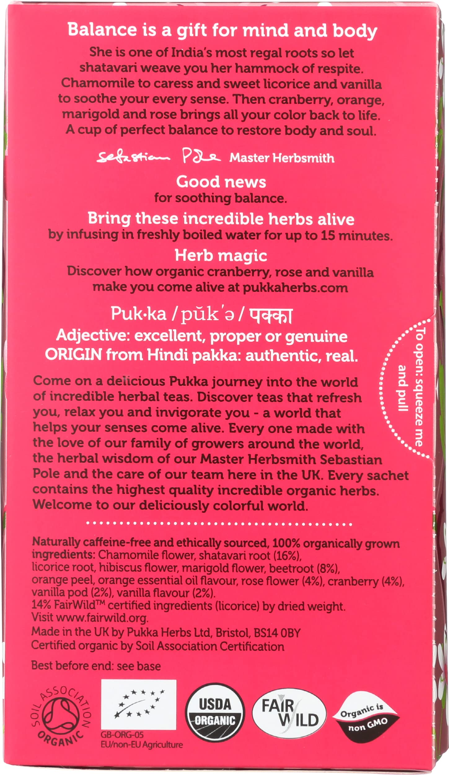Pukka, Tea Herbal Womankind Organic, 1.05 Ounce