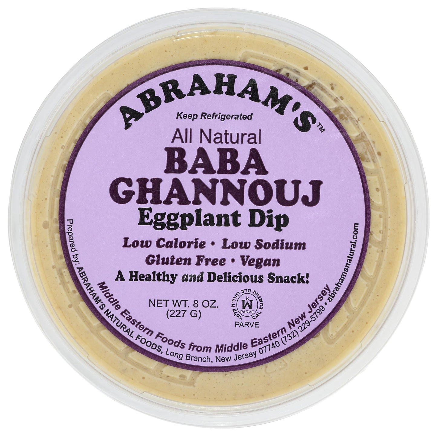 Abrahams Baba Ghannouj, 8 Oz