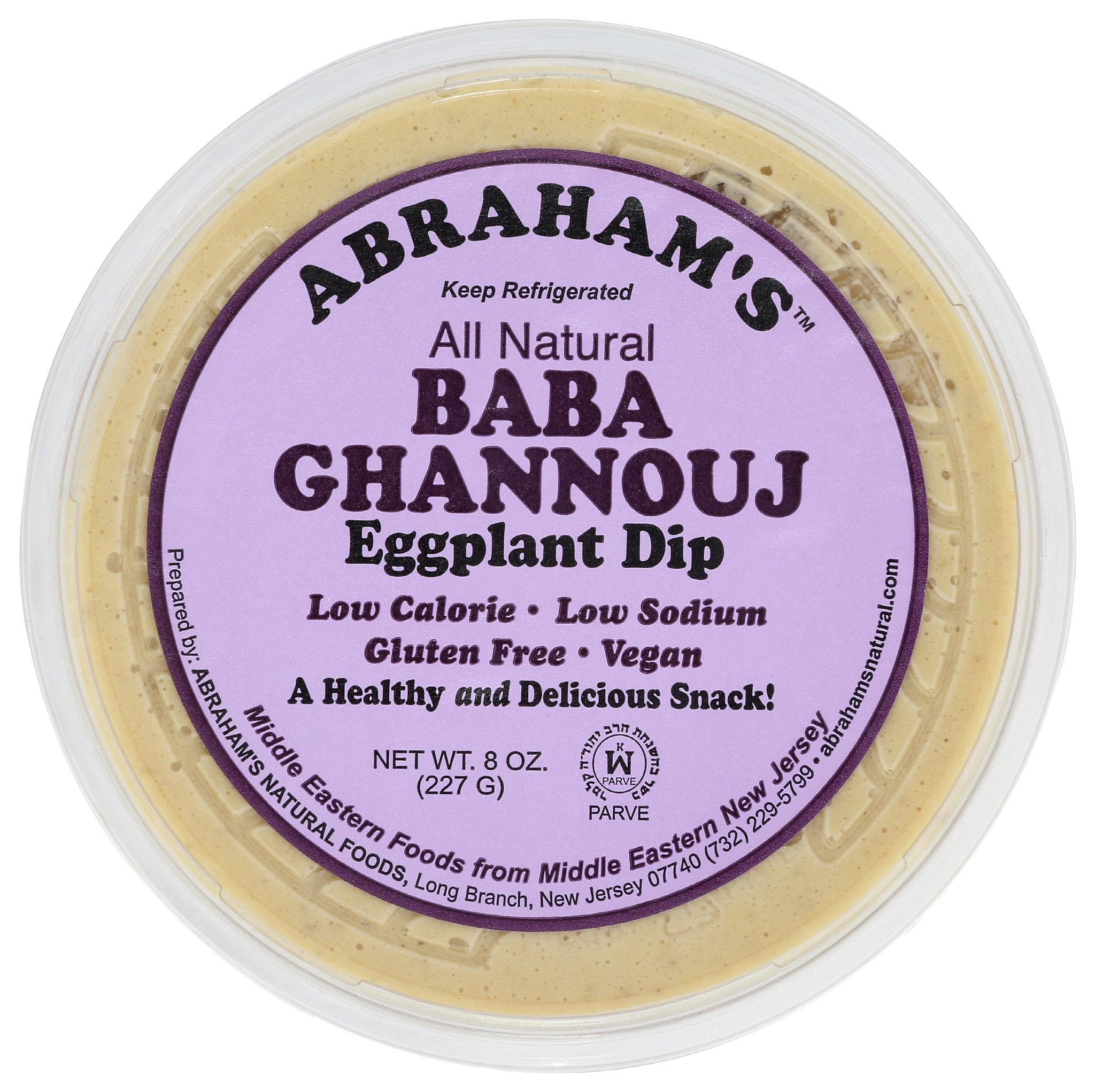 Abrahams Baba Ghannouj, 8 Oz