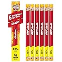Slim Jim Giant Smoked Meat Sticks, Original Flavor, 6g Protein Per Stick, 0.97 oz. (6 Count)