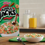 Kellogg's Apple Jacks, Breakfast Cereal, Original, Good Source of 8 Vitamins and Minerals, Large Size, 14.7oz Box