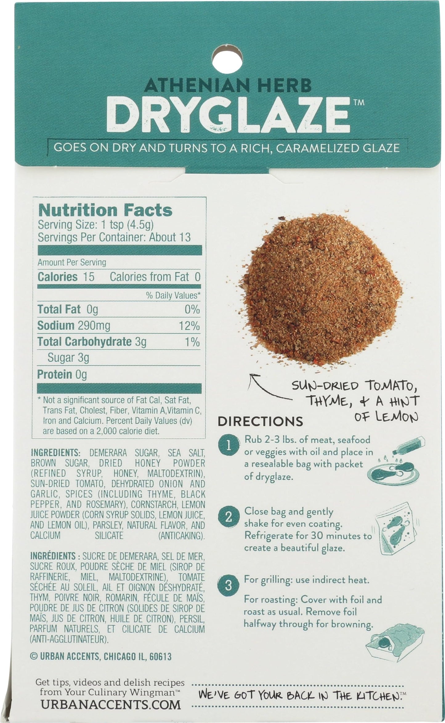 URBAN ACCENTS Athenian Herb Dry Glaze, 2 OZ