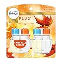 Febreze Plug In Air Freshener, Odor-Fighting Scented Oil Refill, Air Fresheners for Home and Bathroom and Kitchen, Long Lasting for Strong Odors