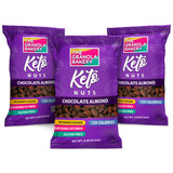 THE GRANOLA BAKERY TGB Chocolate Almond Nut Bites, No Added Sugar, High Fiber, Gluten Free, Keto Friendly, 0.85oz Cereal Bag (Pack of 6)
