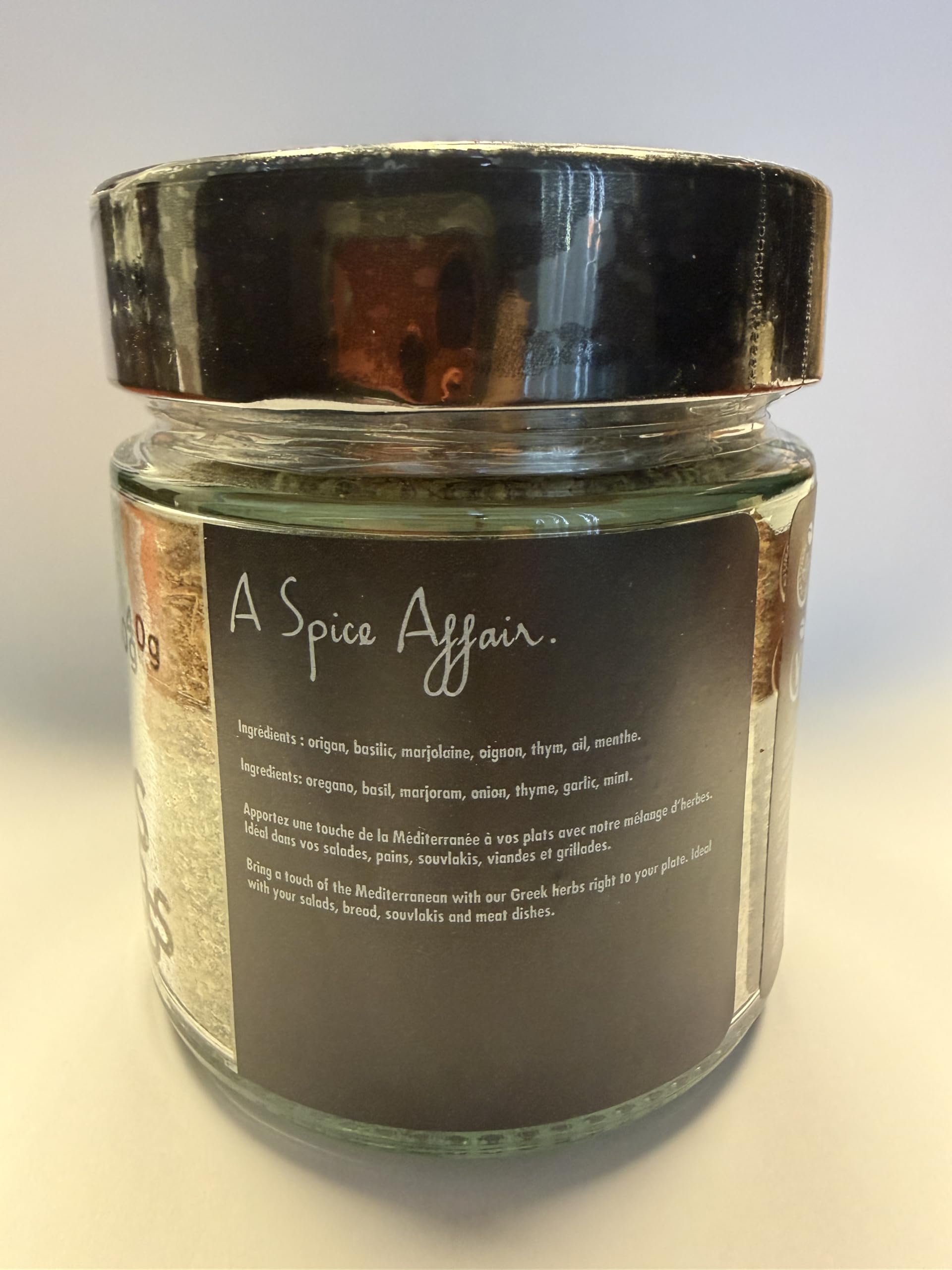 A Spice Affair’s Greek Herbs | Classic, Fragrant & Mediterranean Herb Blend | All-Natural, Non-GMO, Filler-Free | Perfect for Chicken, Potatoes
