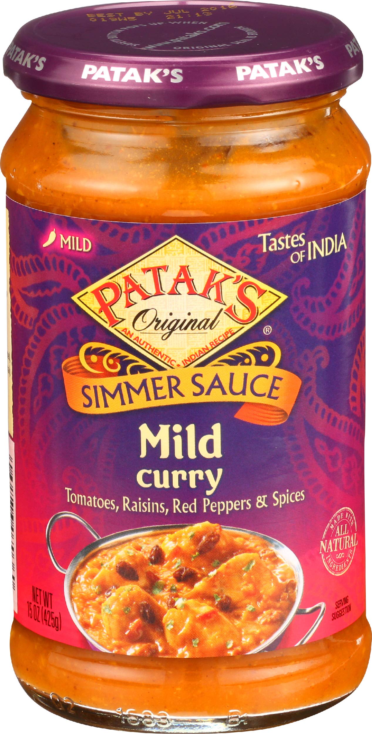 Pataks Sauce Curry Mild