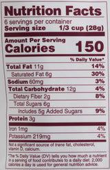 Bubbas Fine Foods Uber Chocolate Ungranola, 6 OZ